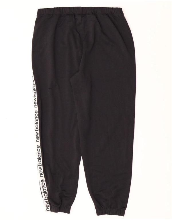 Calça esportiva feminina New Balance Graphic Joggers UK 12 Médio Preto
