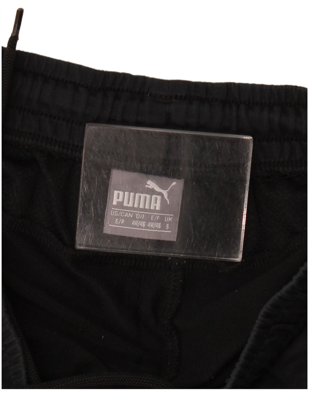 Calça esportiva masculina Puma Graphic Joggers pequena preta