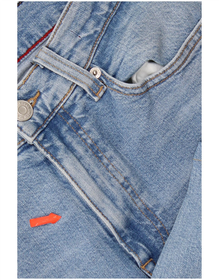 Jeans cropped feminino Tommy Hilfiger W28 L23 algodão azul