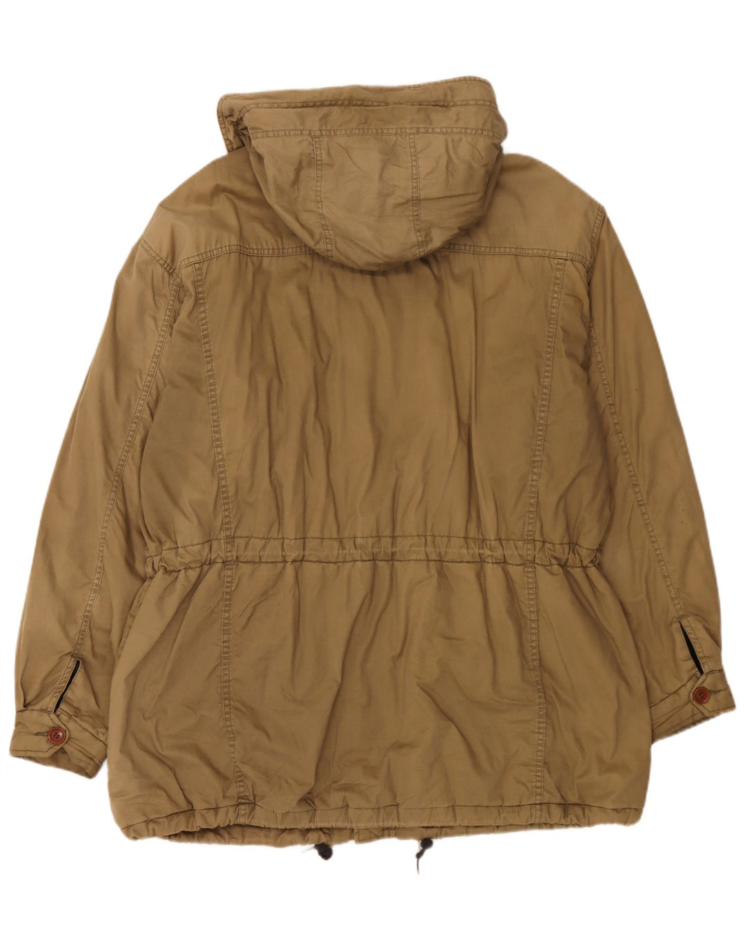 Jaqueta Parka masculina Joop com capuz IT 54 2XL algodão cáqui
