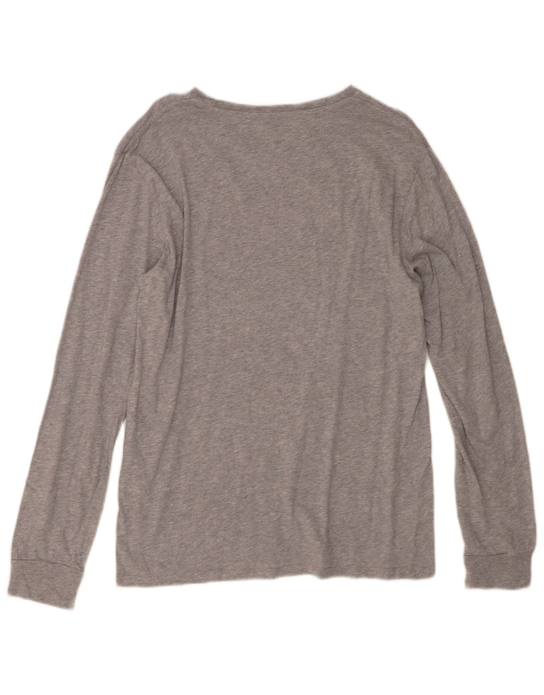 Top gráfico masculino LEVI'S manga comprida algodão cinza médio
