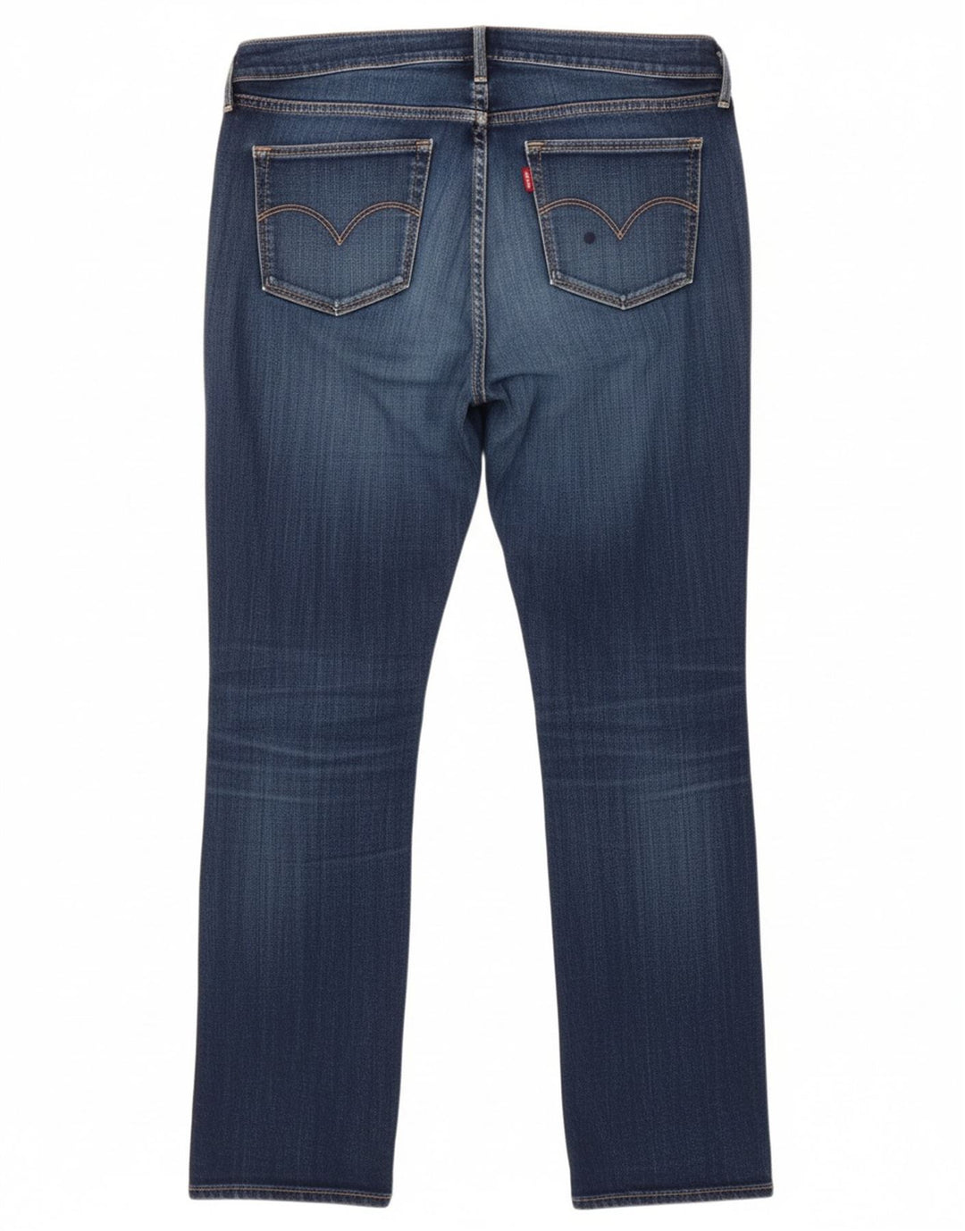 Jeans retos femininos LEVI'S W31 L31 algodão azul