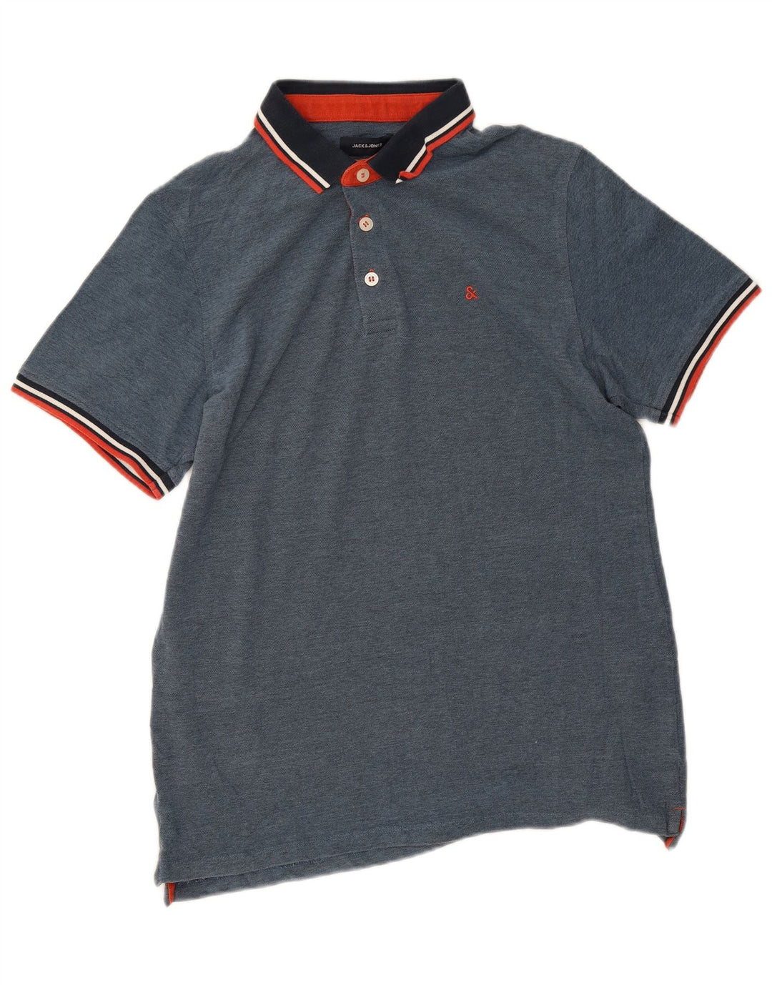 Camisa polo masculina Jack & Jones XL algodão azul