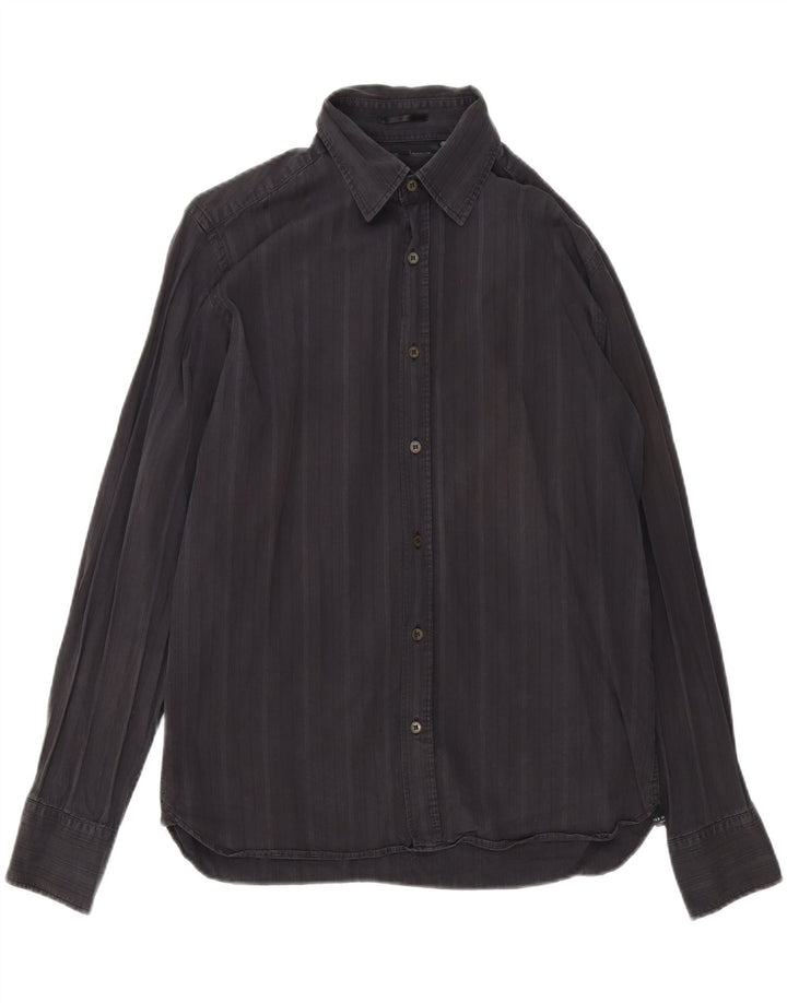 Camisa masculina TED BAKER tamanho 4 listra preta grande
