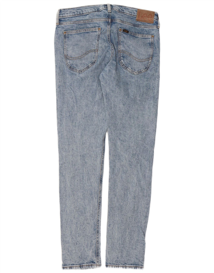 LEE Masculino Luke Slim Jeans W30 L32 Azul Algodão