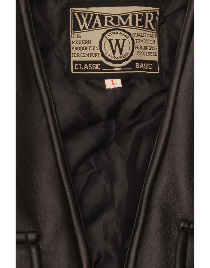 Colete utilitário masculino vintage UK 40 grande preto
