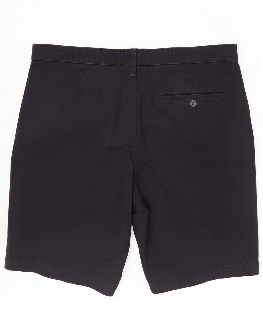 Shorts chino masculino Marks & Spencer W34 grande algodão azul marinho