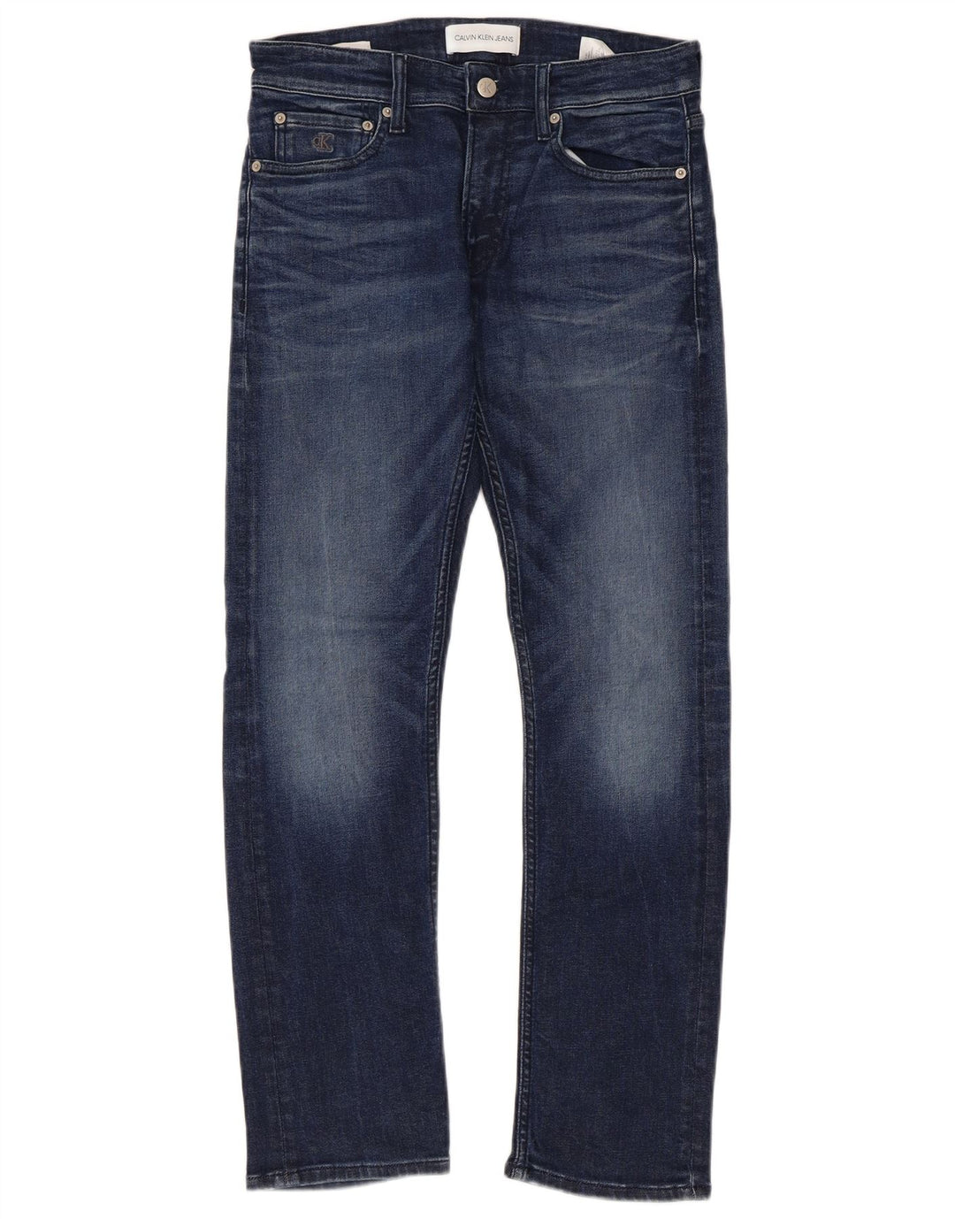 Calça jeans feminina CALVIN KLEIN W28 L30 azul algodão