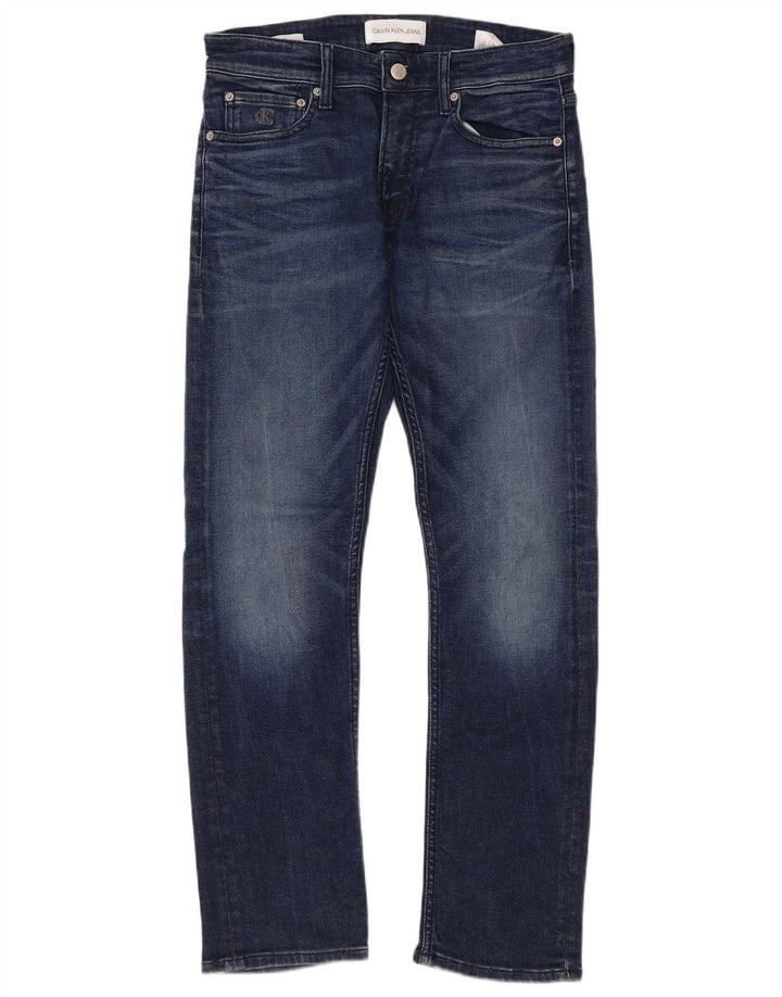 Calça jeans feminina CALVIN KLEIN W28 L30 azul algodão