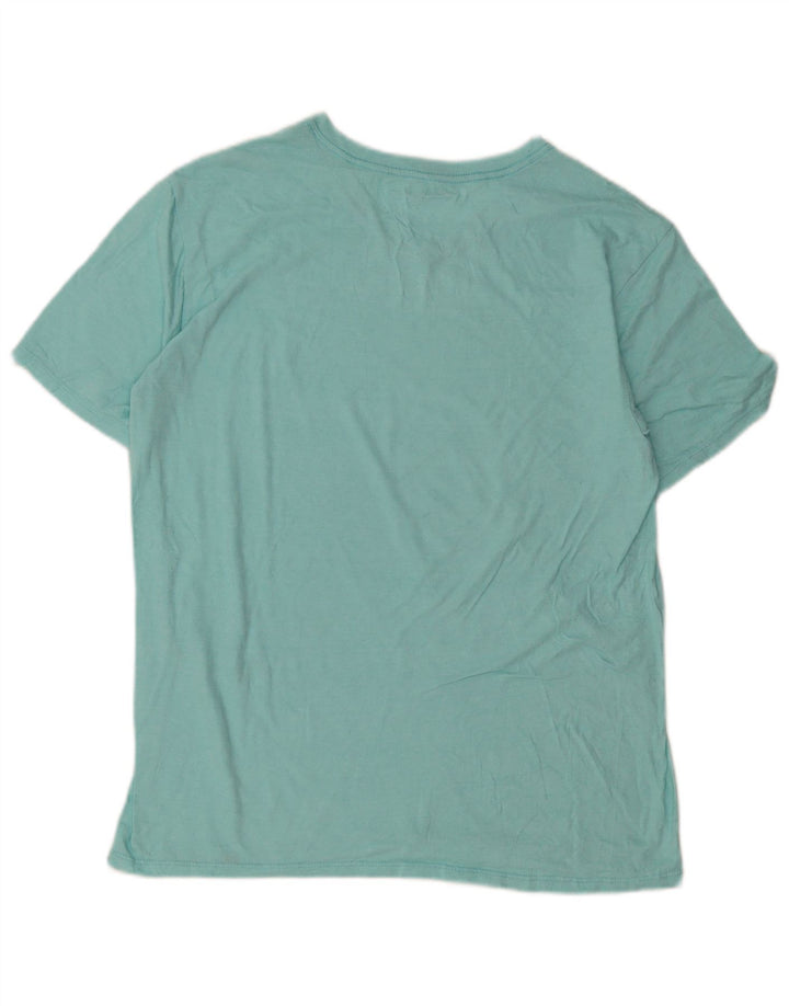 Camiseta masculina Hurley grande poliéster turquesa