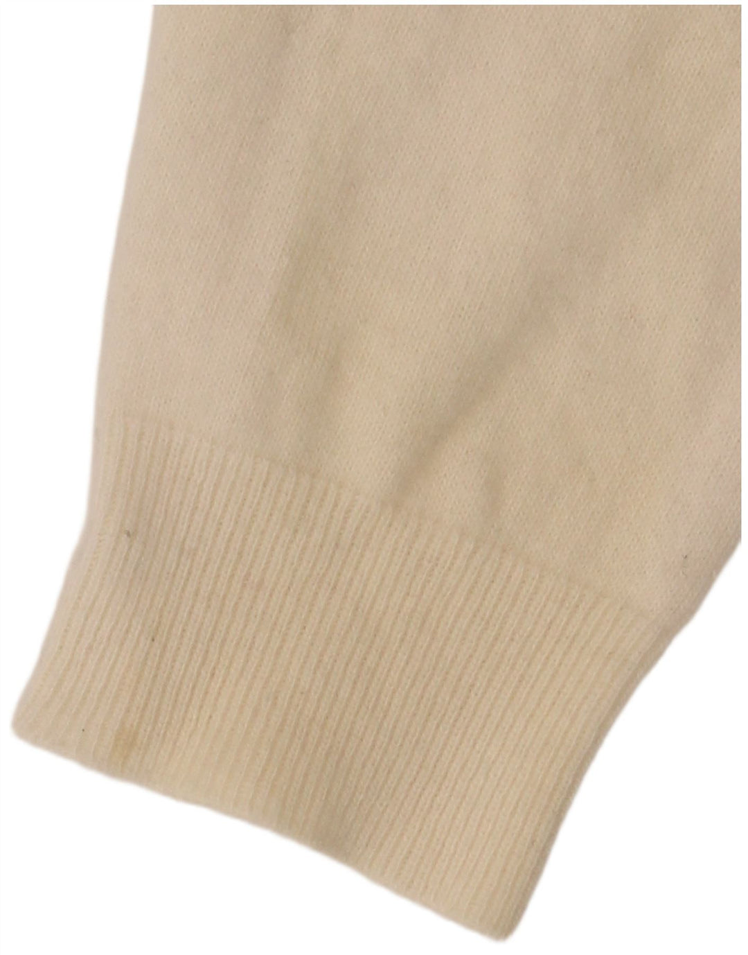 Suéter feminino Valentino com gola redonda UK 12 médio off white clássico