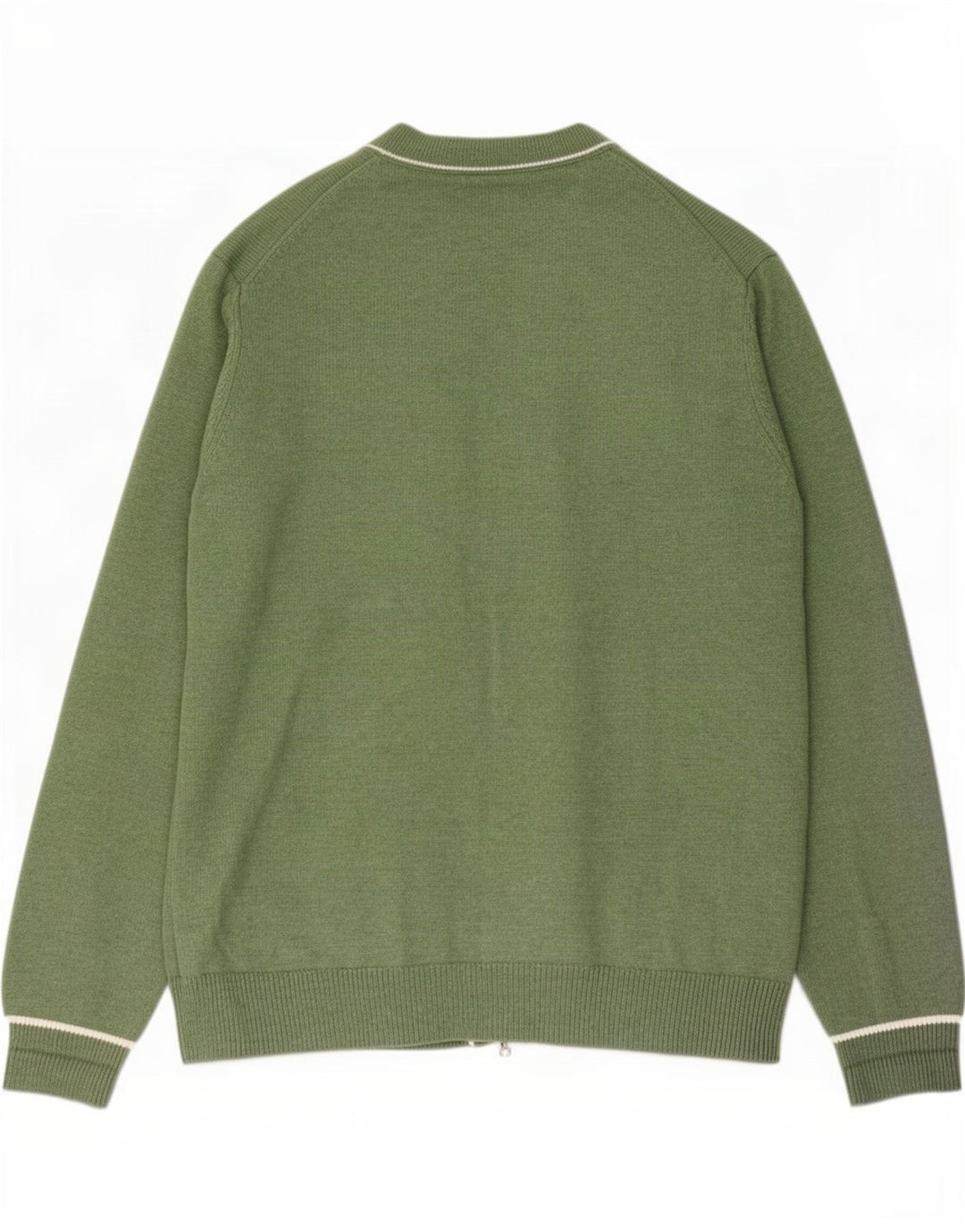 Suéter cardigã masculino Marks & Spencer 2XL poliéster verde
