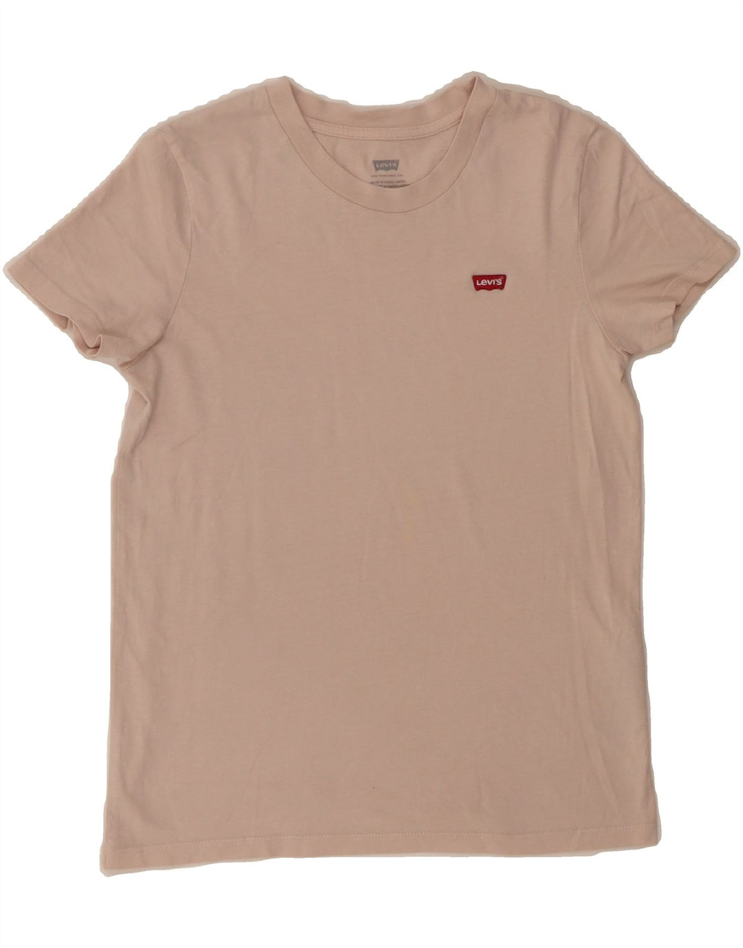 LEVI'S Womens T-Shirt Top UK 2 2XS Pink Cotton Vintage Levi's and Second-Hand Levi's from Messina Hembry 