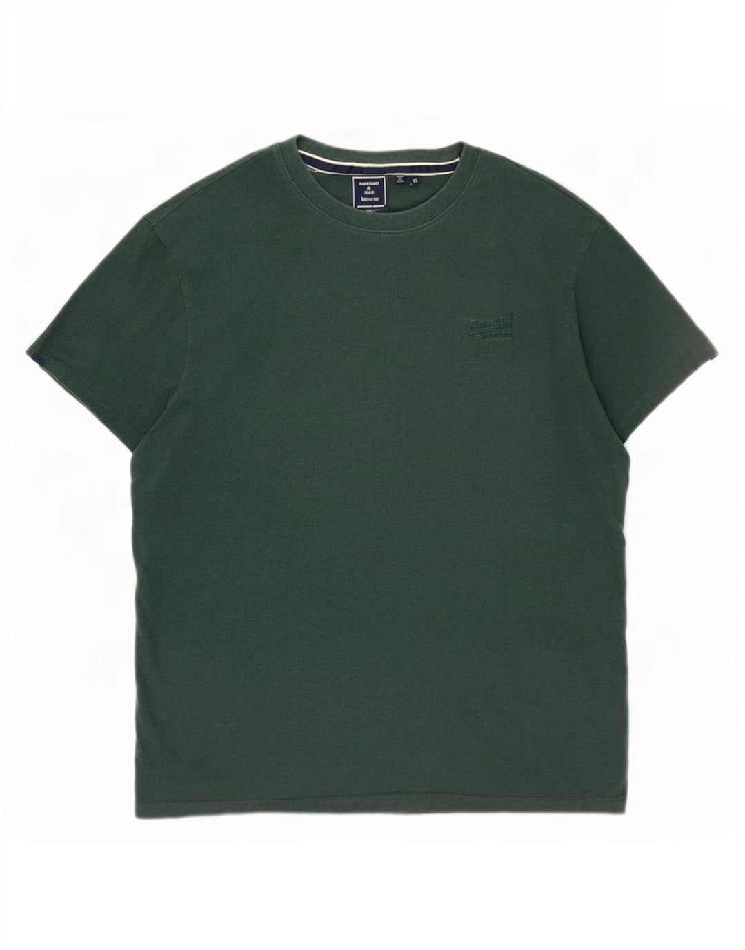 Camiseta masculina Superdry Top XL algodão verde