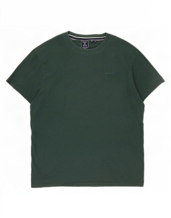 Camiseta masculina Superdry Top XL algodão verde