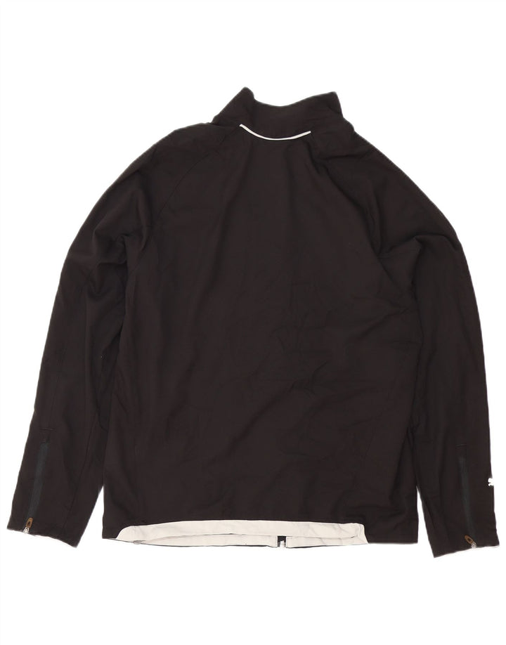 PUMA Mens Tracksuit Top Jacket Médio Preto Poliéster