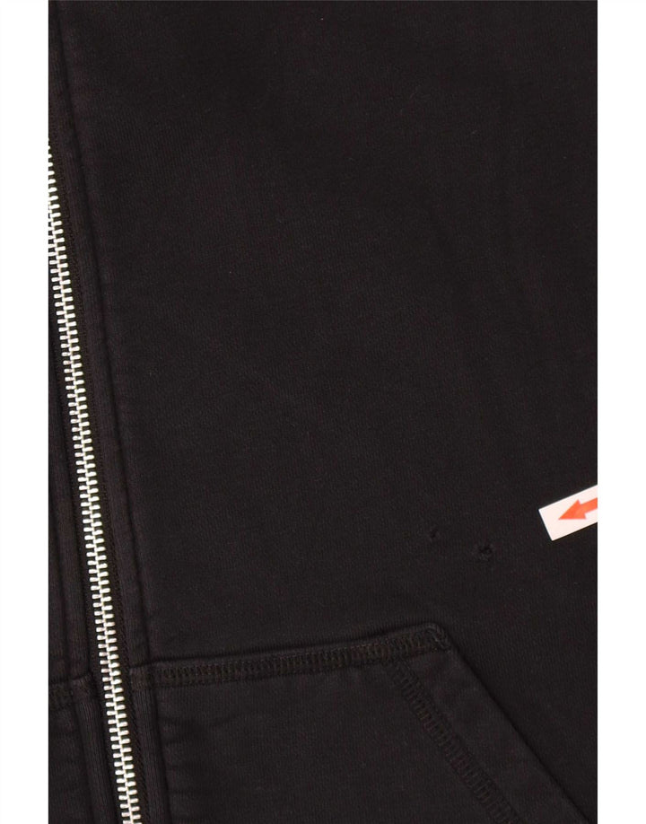 Suéter Nike Masculino Zip com Capuz Pequeno Algodão Preto