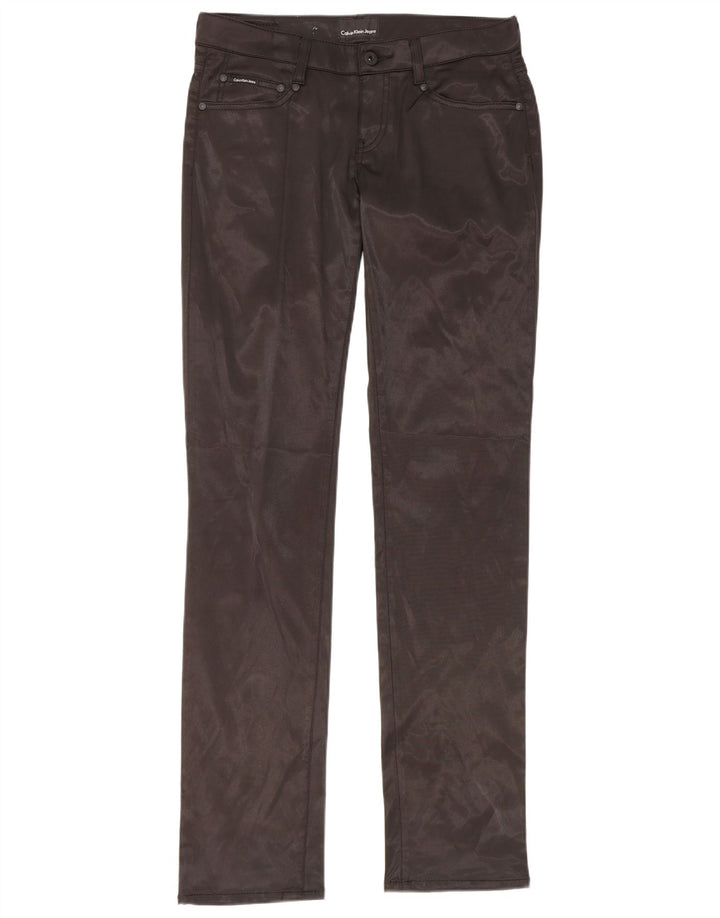 Calça casual feminina CALVIN KLEIN W29 L34 poliéster preto