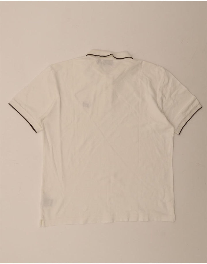 Camisa polo masculina FILA XL algodão branco