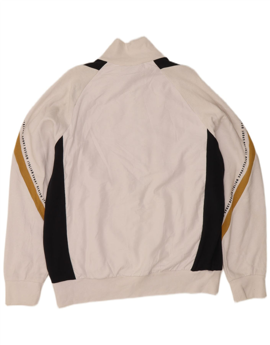 Lotto Mens Graphic Tracksuit Top Jacket XL Branco Colourblock Poliéster