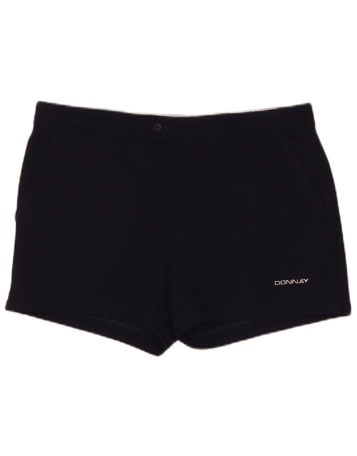 Shorts de tênis masculino Donnay W34 grande poliéster azul marinho