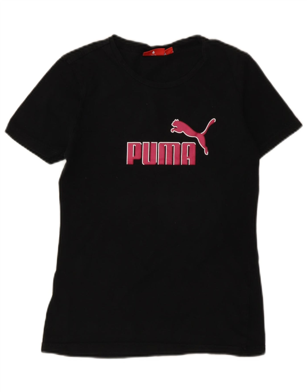 Camiseta feminina Puma Graphic 11-12 anos preta