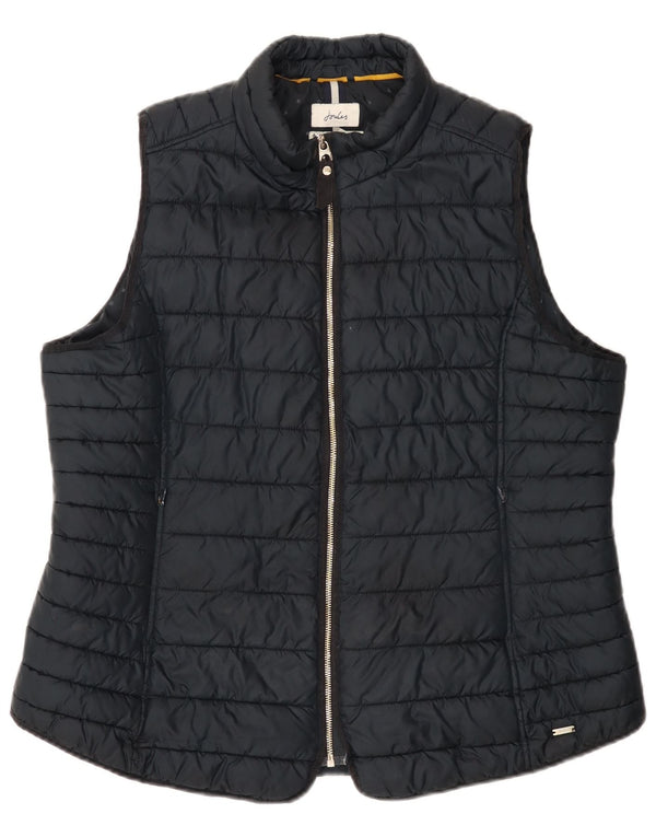 Gilet feminino acolchoado Joules UK 20 2XL poliéster azul marinho