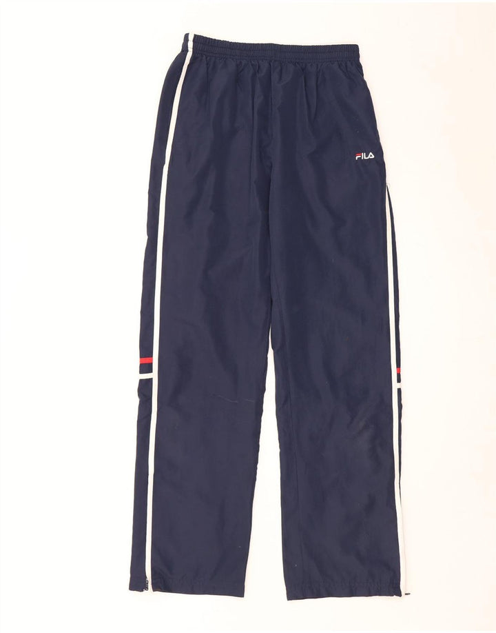 Calça de treino masculina Fila médio azul marinho poliéster