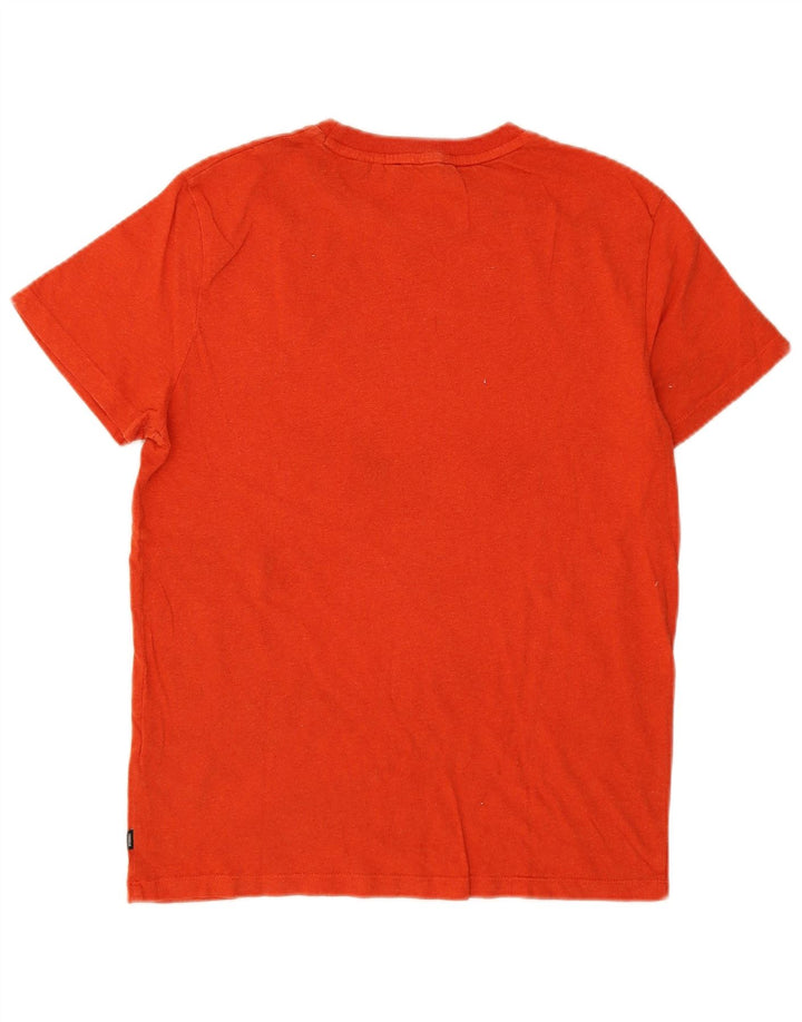Camiseta masculina SUPERDRY Top médio algodão vermelho
