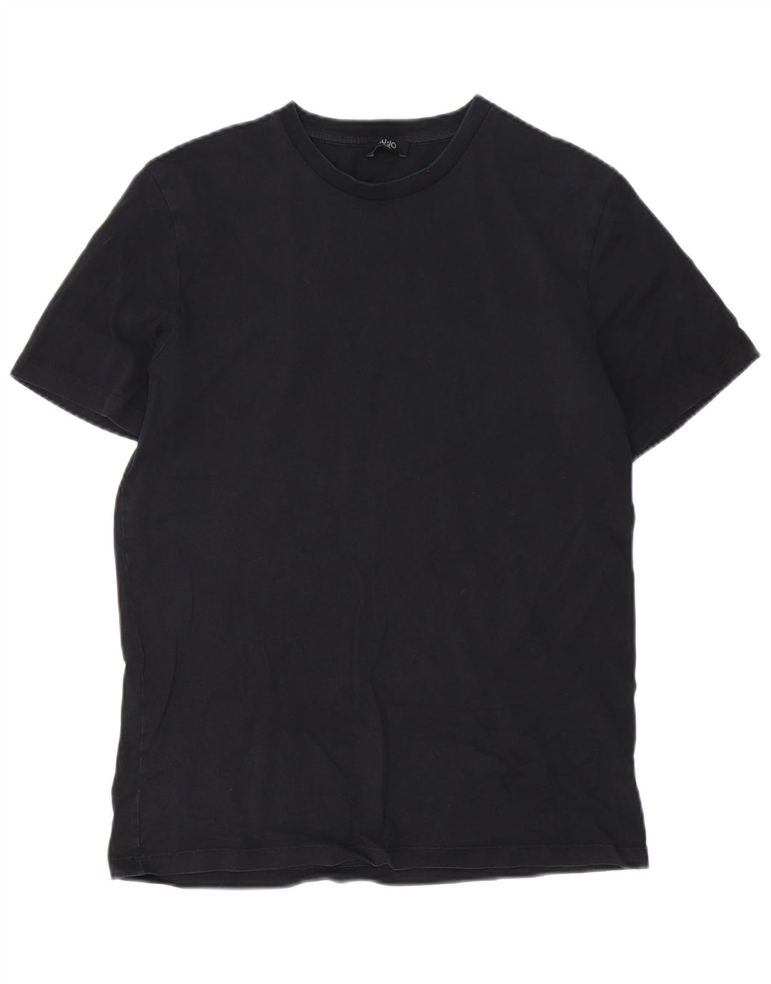 Camiseta masculina Liu Jo com estampa gráfica pequena preta