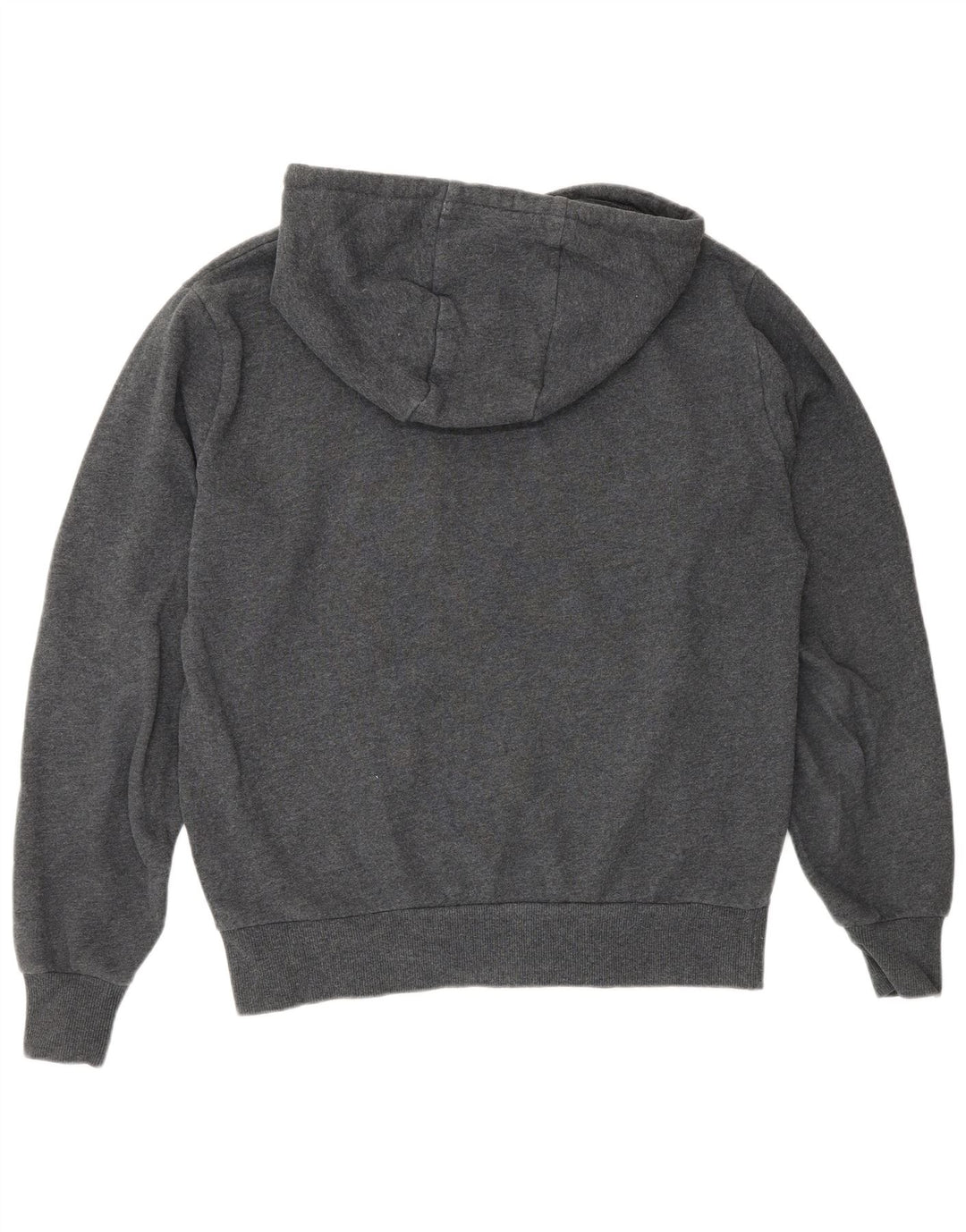 Suéter Ellesse masculino com capuz gráfico cinza médio algodão