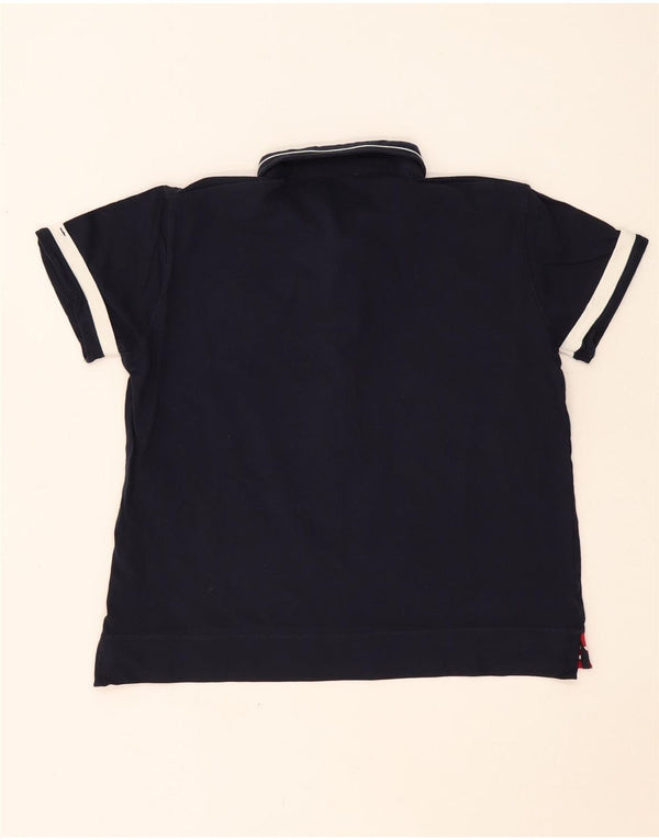 US Polo Assn. Camisa polo feminina UK 18 XL azul marinho colorblock