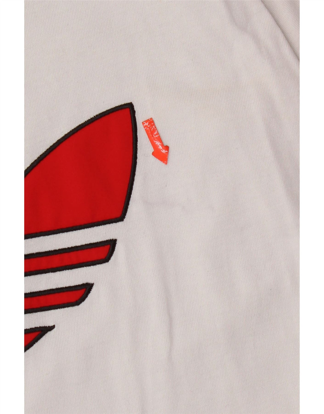 Adidas Mens Graphic T-Shirt Top Médio Algodão Branco