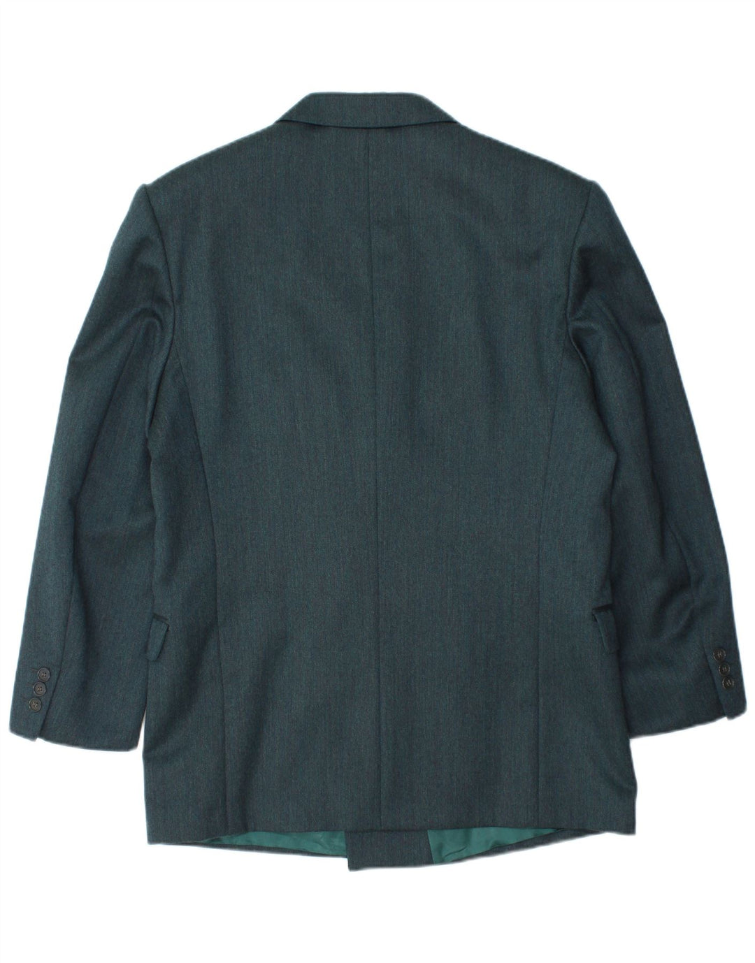 ANGELICO Terno masculino de 2 peças com peito duplo IT 50 Grande W34 L30 Verde