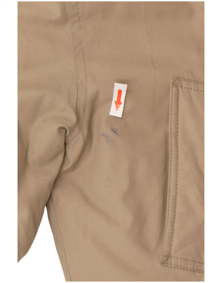 Casaco utilitário com capuz para meninas Woolrich 11-12 anos bege