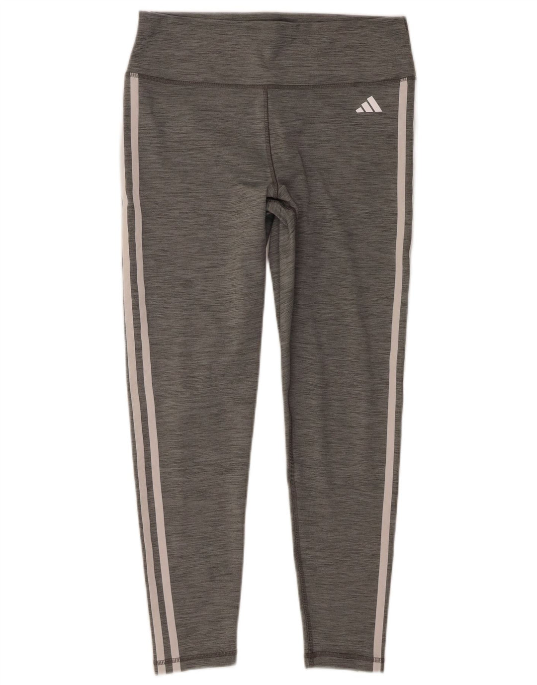 Leggings Adidas Mulher UK 16/18 Grande Cinza Poliéster