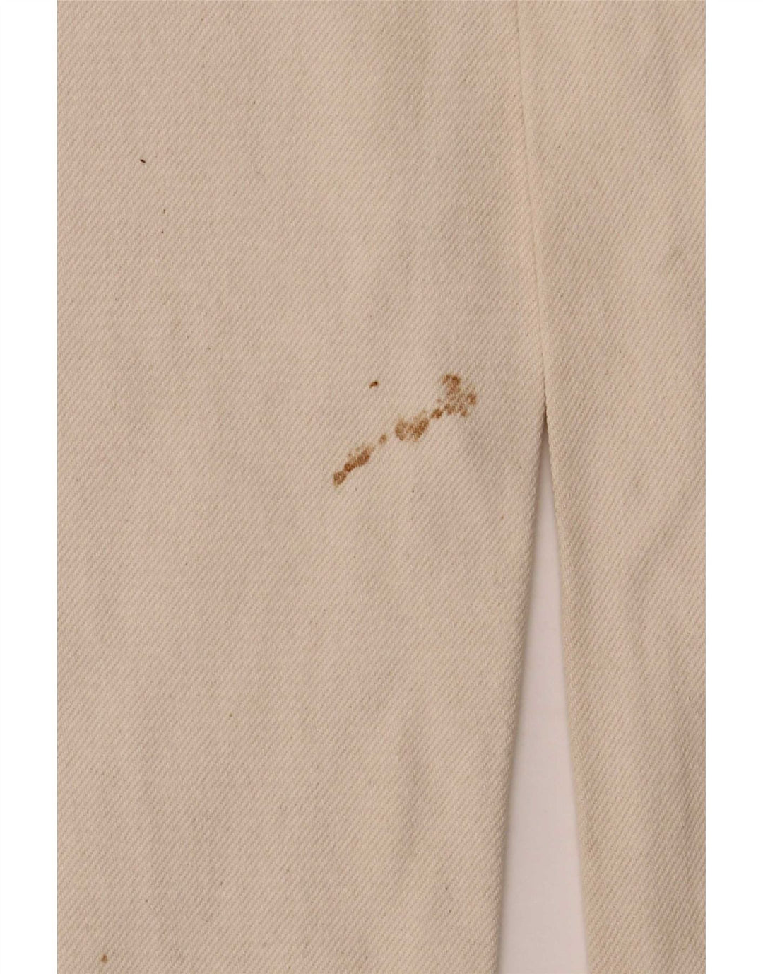 Calça jeans reta masculina Wampum IT 48 médio W30 L32 algodão branco
