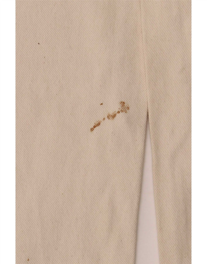 Calça jeans reta masculina Wampum IT 48 médio W30 L32 algodão branco