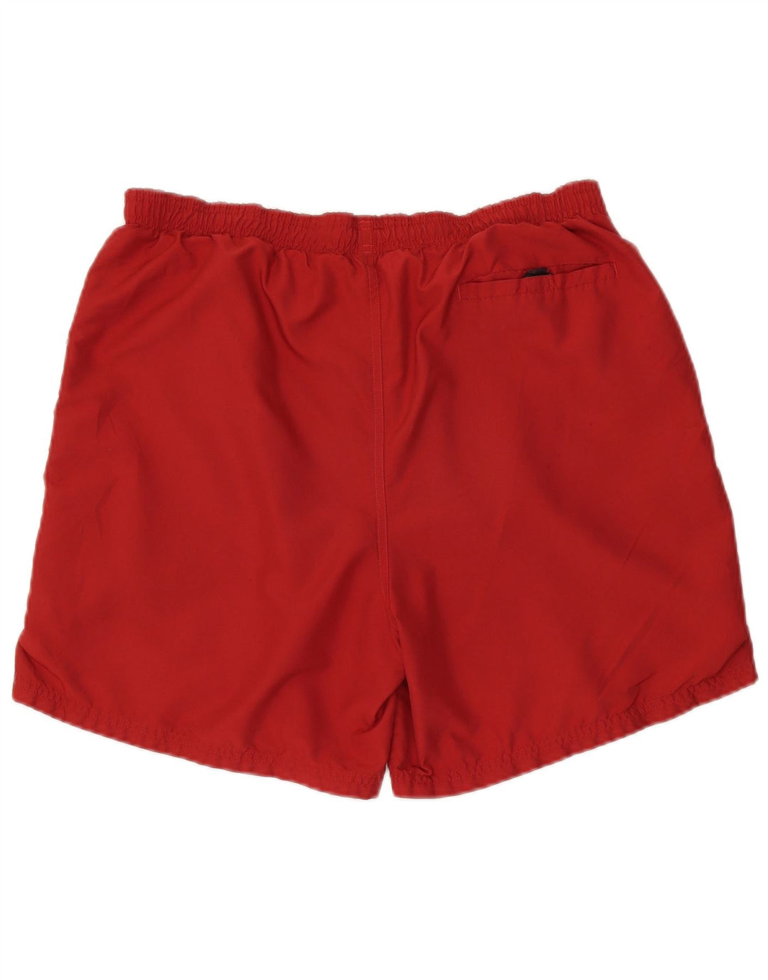 Shorts de natação masculinos Reebok grande poliéster vermelho