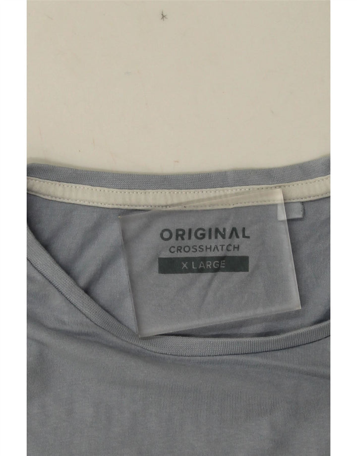 Camiseta gráfica masculina Jack & Jones Top XL azul