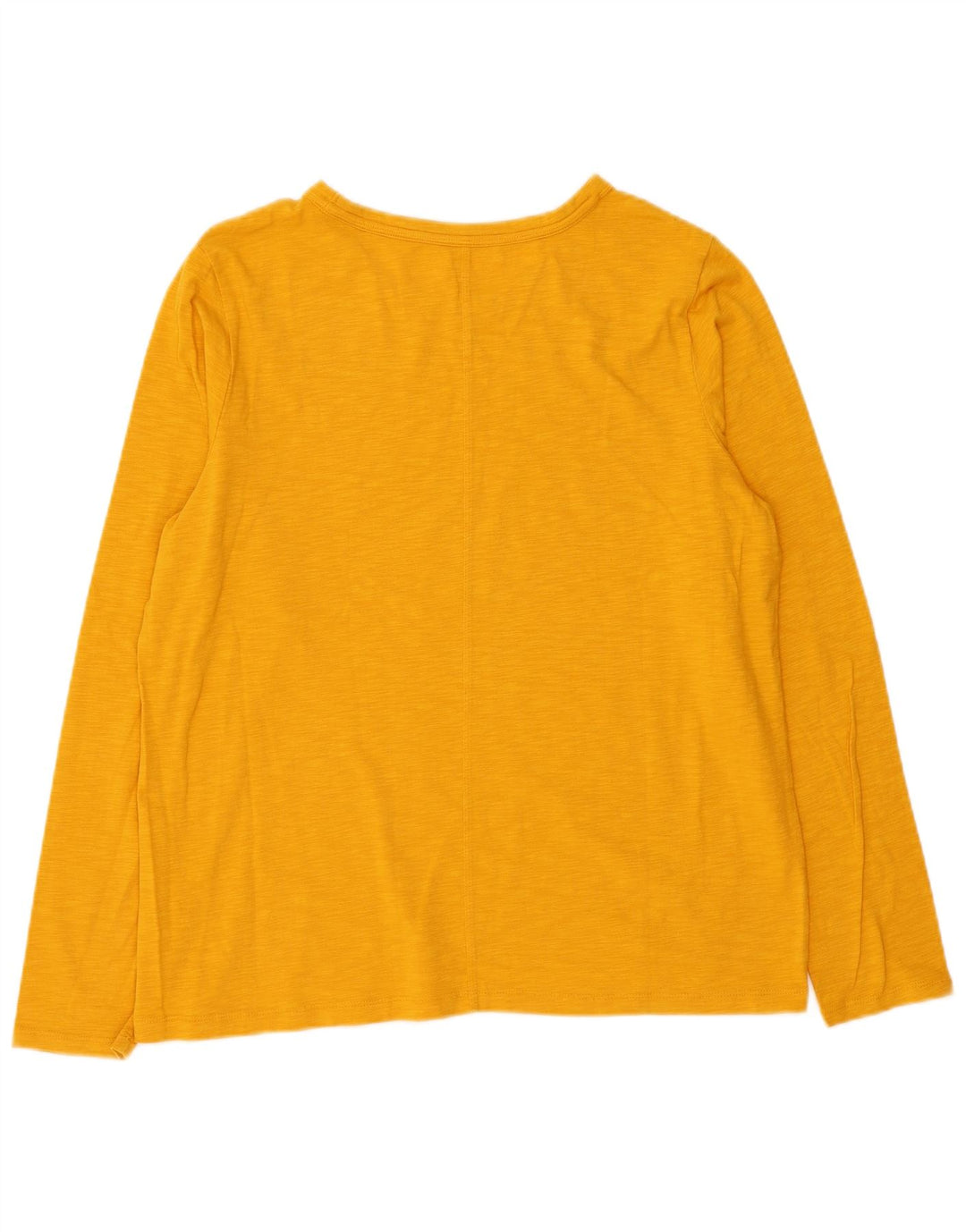 Top feminino Gap de manga comprida UK 18 XL amarelo manchado