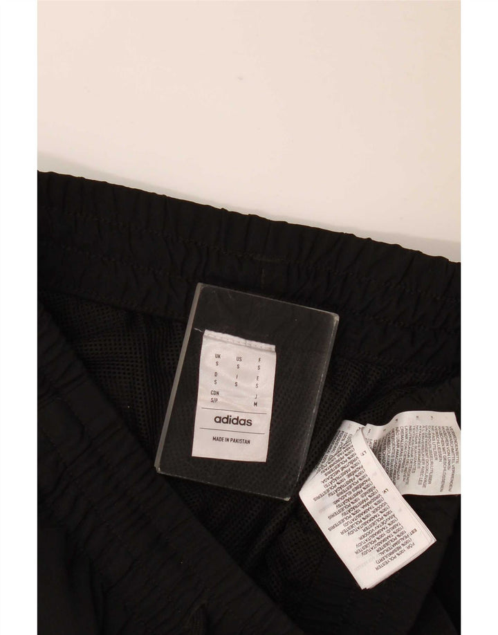 Adidas Mens Treino Calças Joggers Pequeno Poliéster Preto