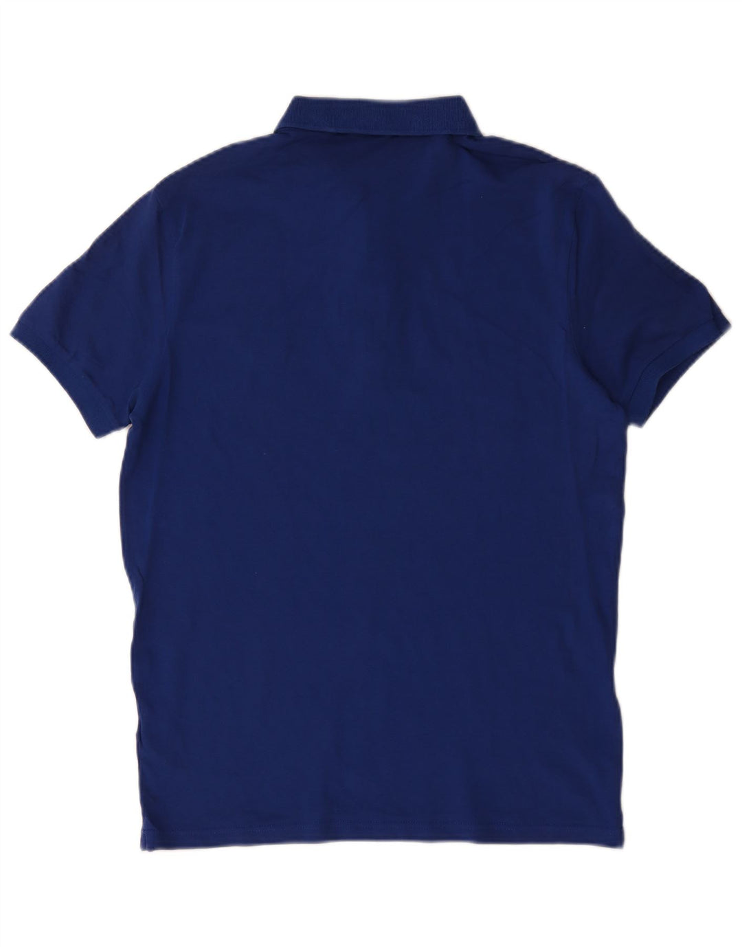 Camisa polo masculina Hugo Boss Slim Fit algodão azul médio