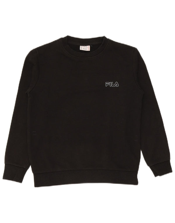 Moletom Fila Boys Jumper 11-12 Anos Preto Algodão