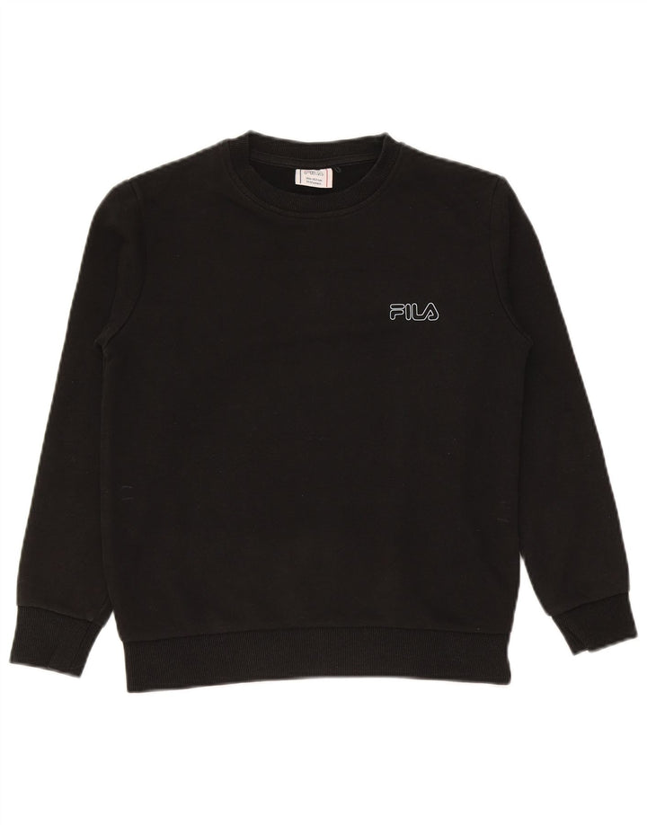 Moletom Fila Boys Jumper 11-12 Anos Preto Algodão