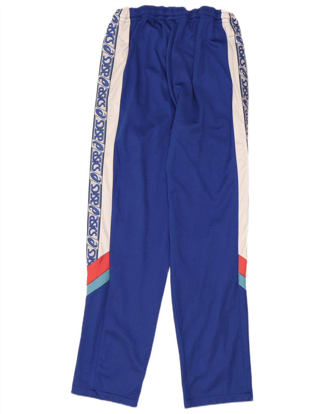 Calça de treino masculina ASICS Graphic azul médio Colourblock poliamida