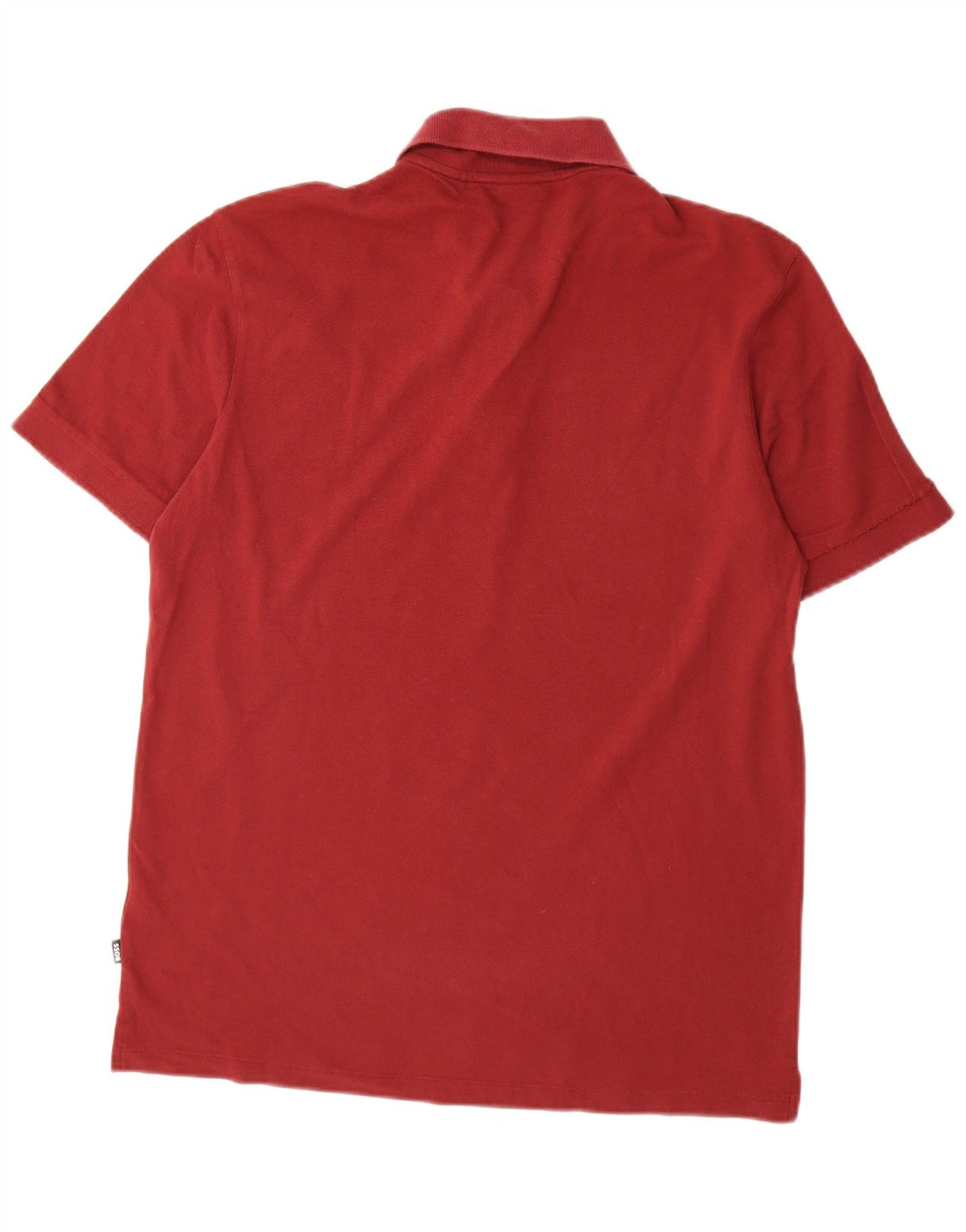 Camisa polo masculina HUGO BOSS grande algodão Borgonha