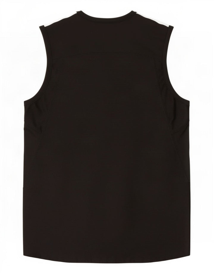 Adidas Mens Colete Top Pequeno Poliéster Preto