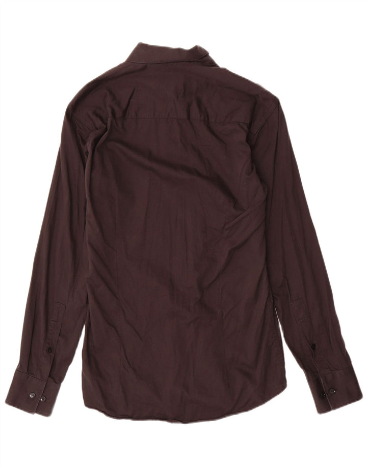 Camisa masculina Calvin Klein tamanho 38 pequeno algodão preto