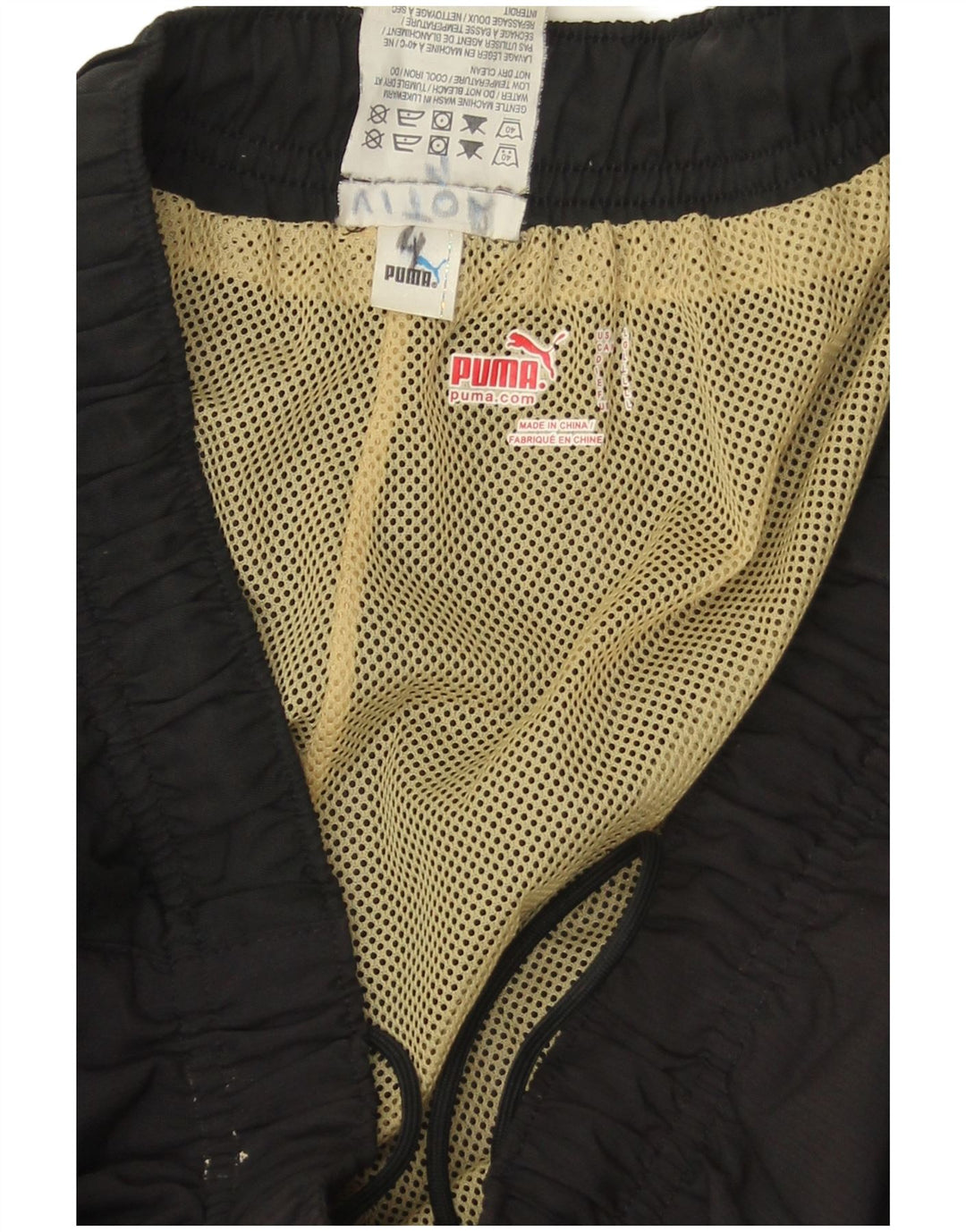 Calça de treino masculina PUMA Portugal grande poliéster azul marinho